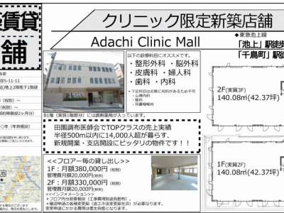 ■歯科開業物件情報　「池上駅」徒歩10分！大田区久が原4丁目　物件番号10040